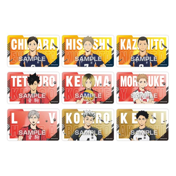 「HAIKYUU!!」 Deco Sticker Collection Vol.4 - Image 3
