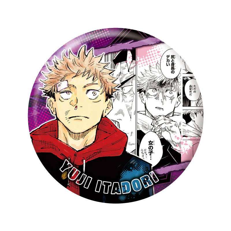 「JUJUTSU KAISEN」 Collection Can Badge "HEROES" 「Yuji Itadori」 JCS Exclusive - Image 5